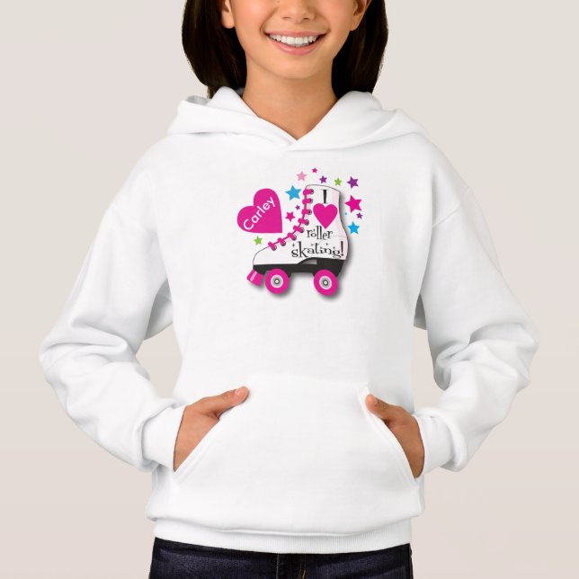 Roller Skate Personalized Hoodie (Front)
