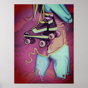 Roller Skate Poster