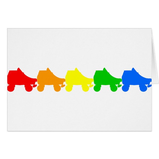 roller skate rainbow (Front Horizontal)