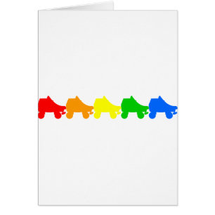 roller skate rainbow