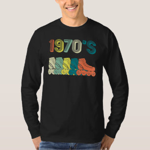 Roller Skate Skating 70s Retro T-Shirt