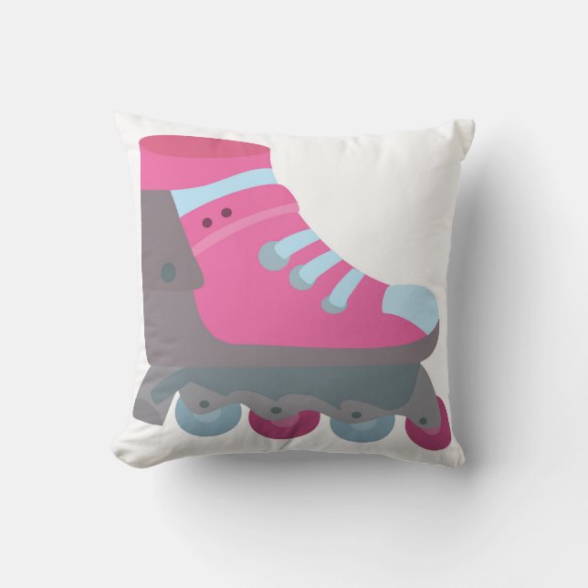 Roller Skate Throw Pillow (Front)