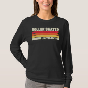Roller Skater Distressed Retro Vintage Style T-Shirt