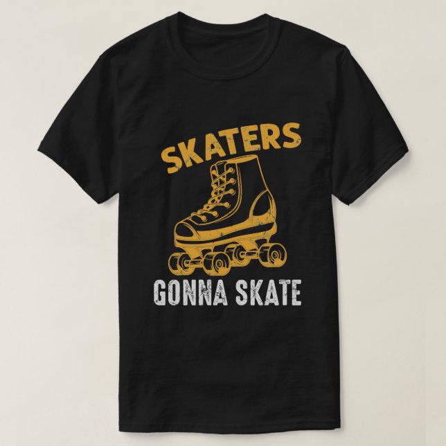 Roller Skater Retro Roller Skater 10 T-Shirt (Design Front)