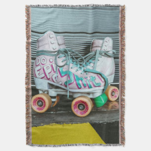Roller Skates Epic Throw Blanket