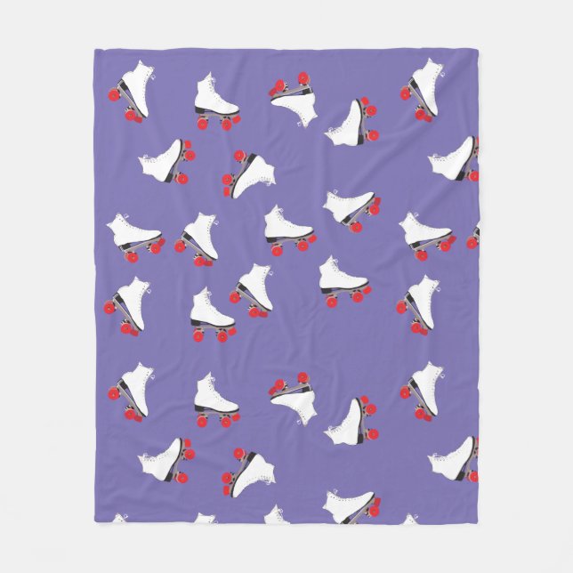 Roller skates fleece blanket (Front)