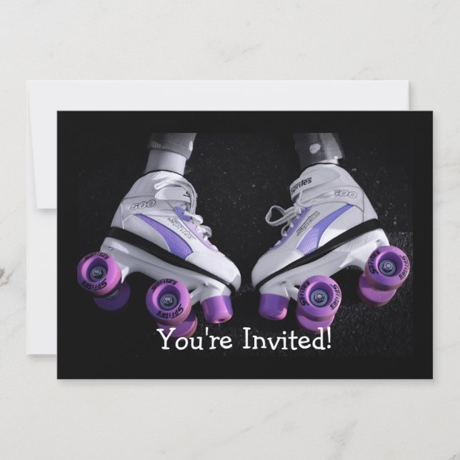 Roller Skates-Invitation Invitation (Front)