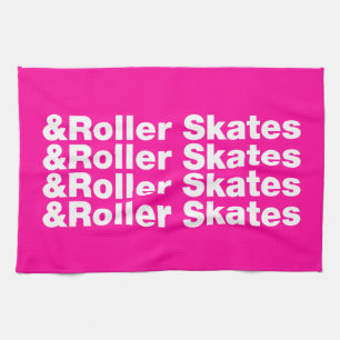 & Roller Skates Kitchen Towel
