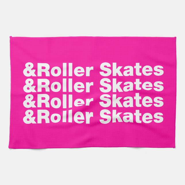 & Roller Skates Kitchen Towel (Horizontal)