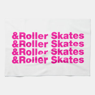 & Roller Skates Kitchen Towel