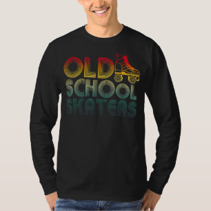 Roller Skates Old School Vintage Derby Funky 70’s  T-Shirt
