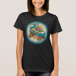 Roller Skates Retro Roller Skates Roller Disco T-Shirt