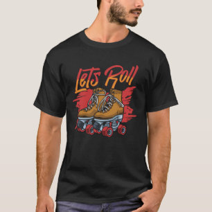 Roller Skates Retro Roller Skating T-Shirt
