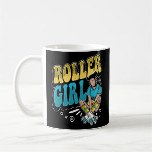 Roller Skating Derby Skater 70s Skates Hobby Roll Coffee Mug