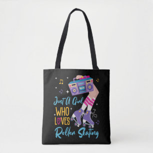 Roller Skating Just A Girl Who Loves Roller Tote Bag