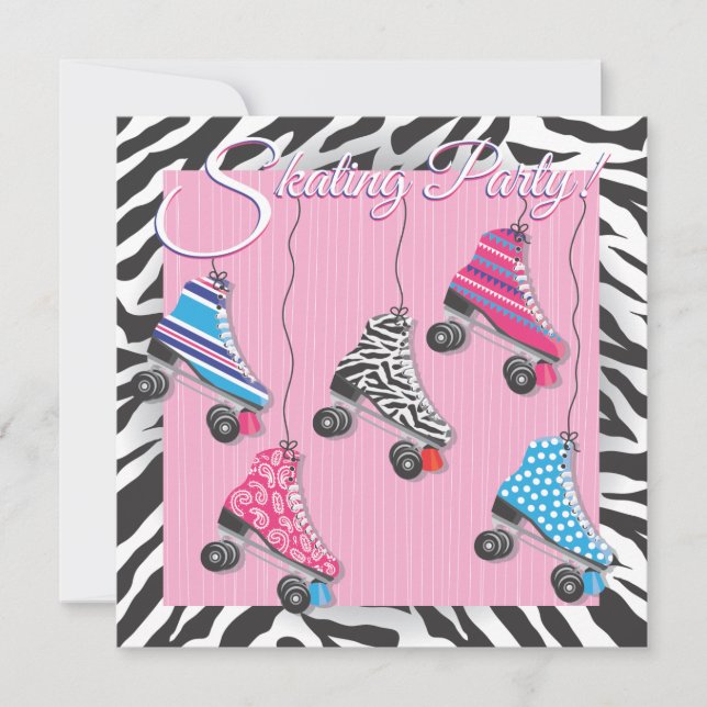 Roller Skating Party Invitations (Front)
