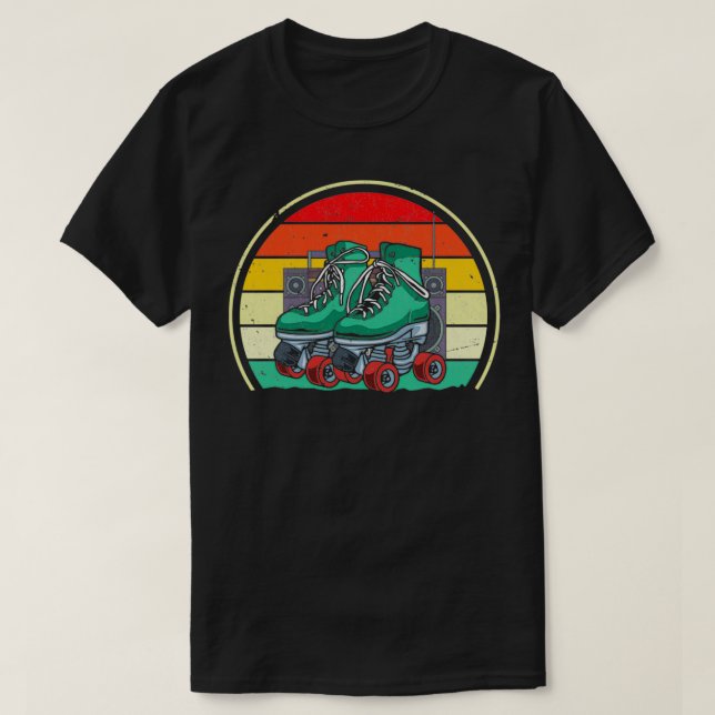 Roller skating Roller Skater Skate T-Shirt (Design Front)