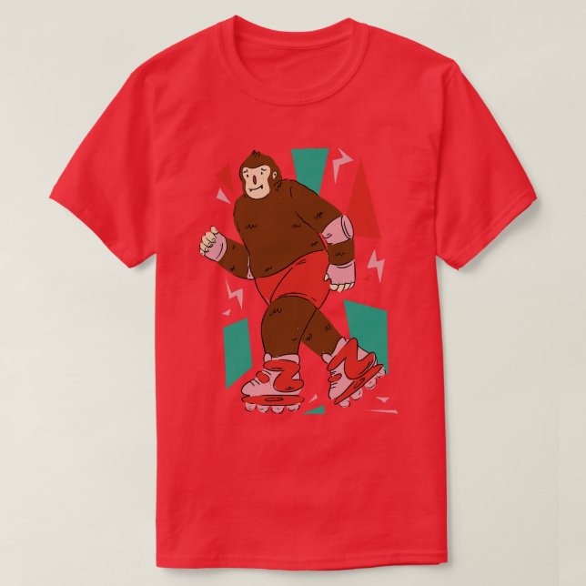 Roller Skating T-Shirt (Design Front)