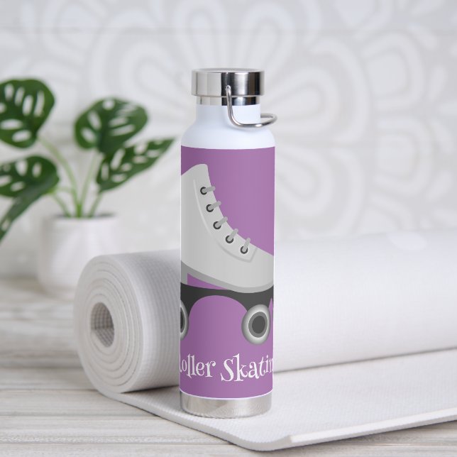 Roller Skating Thor Copper Vacuum Insulated Water Bottle (Yoga)