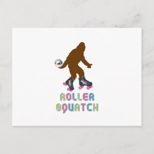 Roller Squatch Postcard