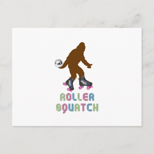 Roller Squatch Postcard (Front)