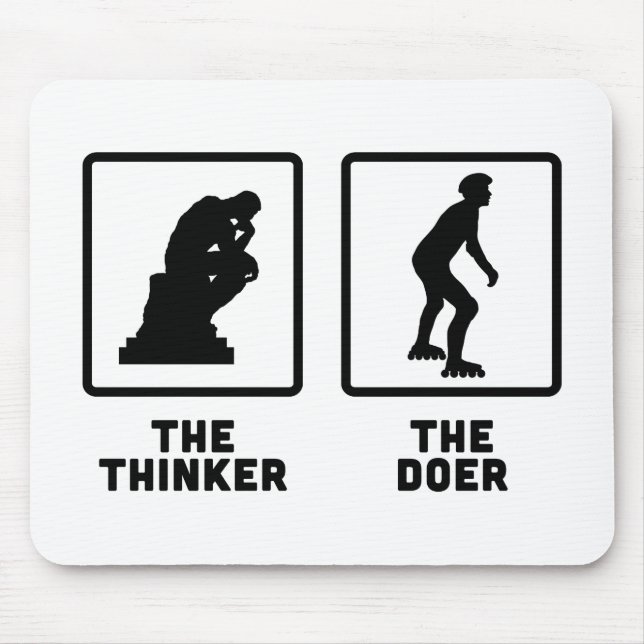 Rollerblading Mouse Pad (Front)