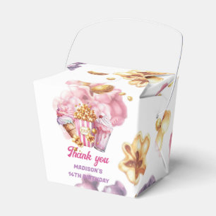 Rollercoaster Popcorn Custom Fun and Colourful Favor Box