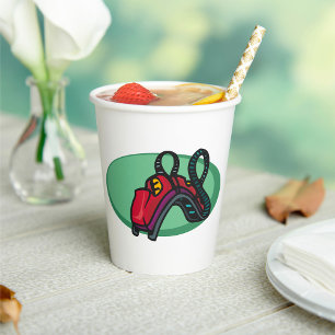 Rollercoaster Theme Park Ride  Paper Cups