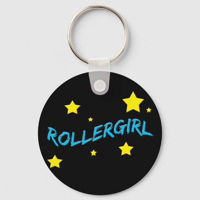 Rollergirl Keychain (Front)
