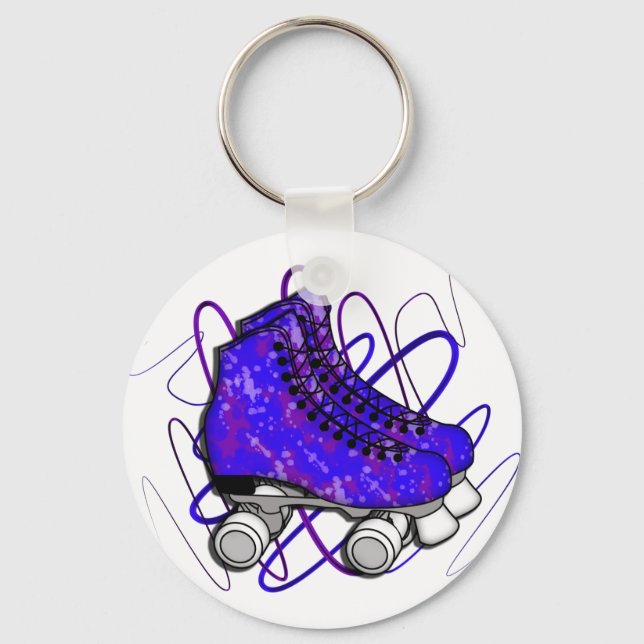 Rollerskates Keychain (Front)