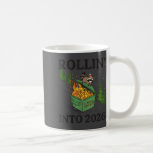 Rollin' Into 2026 For Women Boys Men Kids Happy Ne Coffee Mug