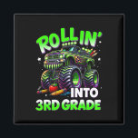 Rollin' Into 3rd Grade Monster Truck Back To Schoo Magnet<br><div class="desc">Rollin' Into 3rd Grade Monster Truck Back To School Boys</div>