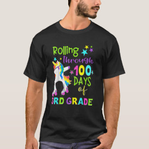 Rolling 100th Day Of School Pre K 1st 3rd 5th Grad T-Shirt