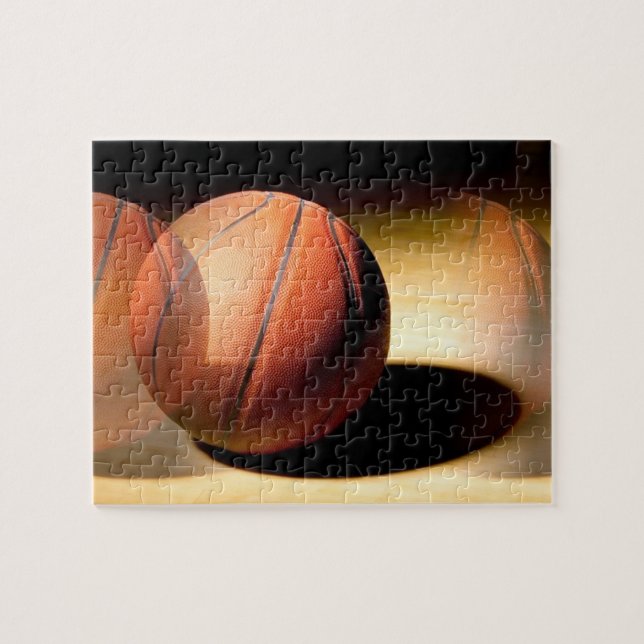 Rolling Basketball Jigsaw Puzzle (Horizontal)