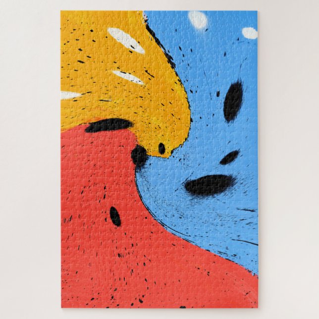 rolling colours jigsaw puzzle (Vertical)