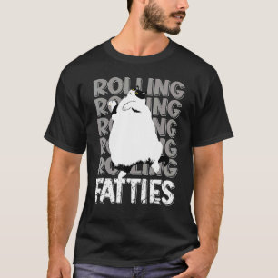 Rolling Fatties Cat Cat Outfit Cat Dad Cat Mom 3 T-Shirt