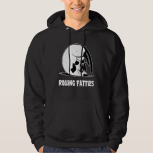 Rolling Fatties Cat  Cat  Outfit Cat Dad Cat Mom 7 Hoodie