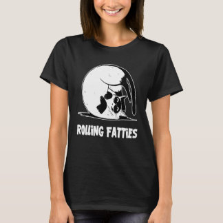 Rolling Fatties Cat  Cat  Outfit Cat Dad Cat Mom 7 T-Shirt