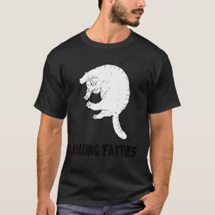 Rolling Fatties Cat  Cat  Outfit Cat Dad Cat Mom 9 T-Shirt