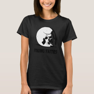 Rolling Fatties Cat  Cat  Outfit Cat Dad Cat Mom   T-Shirt
