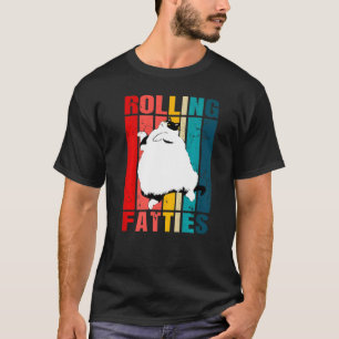 Rolling Fatties Cat Cat Outfit Cat Dad Cat Mom T-Shirt