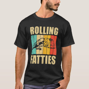 Rolling Fatties Cat Vintage Cat T-Shirt