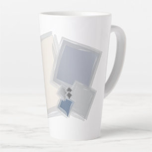 Rolling Fibonacci squares Latte Mug