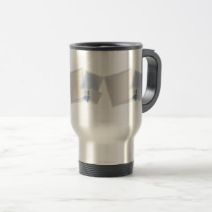 Rolling Fibonacci squares Travel Mug