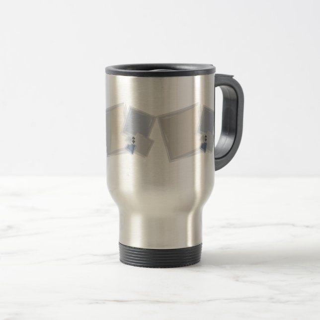 Rolling Fibonacci squares Travel Mug (Front Right)