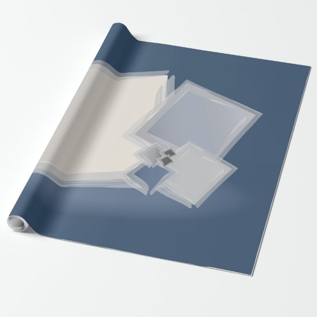 Rolling Fibonacci squares Wrapping Paper (Unrolled)