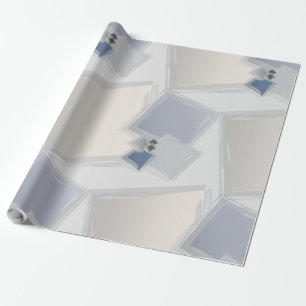 Rolling Fibonacci squares Wrapping Paper