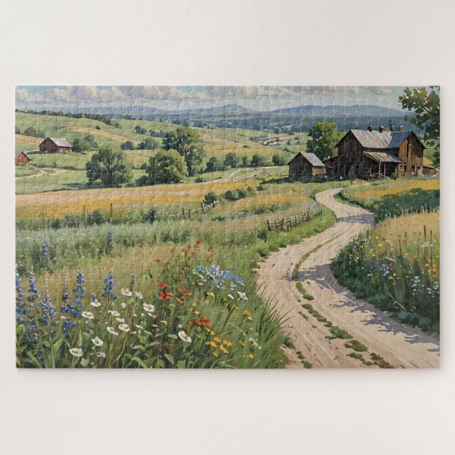 Rolling Hills Jigsaw Puzzle (Horizontal)