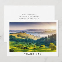 Rolling Hills Scenic Nature Photo Wedding
