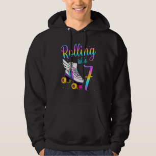 Rolling Into 7 Years Lets Roll I'm Turning 7 Rolle Hoodie